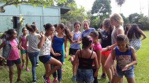 Volunteering Sinai high school and La Ceniza School