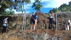 Volunteering Sinai high school and La Ceniza School